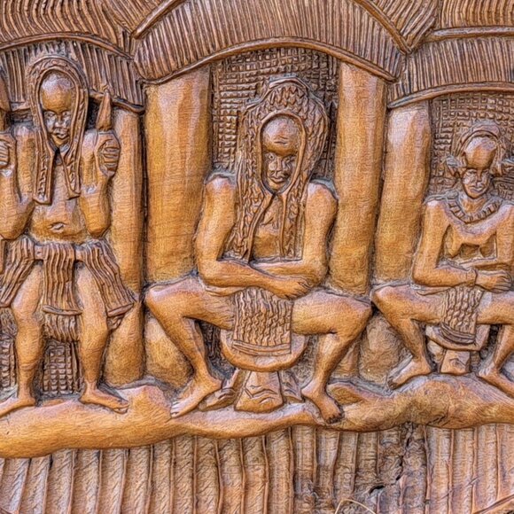 Large African Wall Plaque - Picture 12 of 12